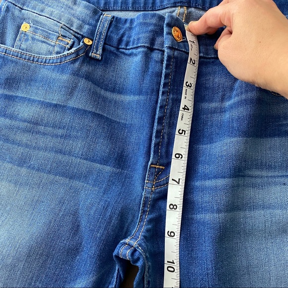 7 for all mankind midrise skinny distressed jean - Picture 6 of 6